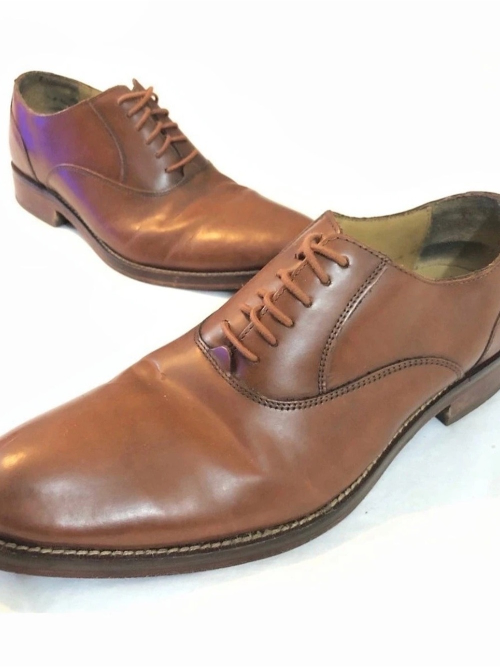 Cole Haan Grand.OS Brown Leather Oxford